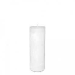 DEKOCANDLE Bougies Bougie Blanche D7x20cm