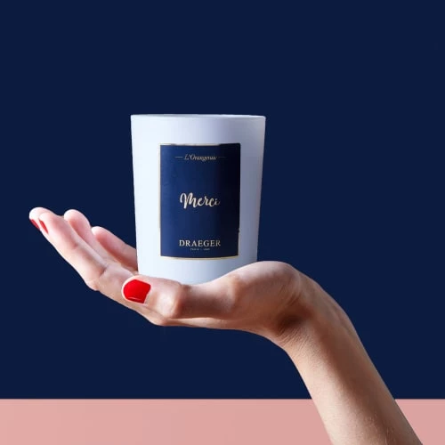 Draeger Paris Bougies Bougie Cadeau - Merci 4 Draeger Paris Bougies Bougie Cadeau - Merci – Image 2