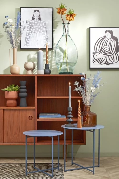 Mica Decorations Bougies Bougie Conique Torsadée En Couleur Brune H25 4 Mica Decorations Bougies Bougie Conique Torsadée En Couleur Brune H25 – Image 2