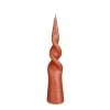 Mica Decorations Bougies Bougie Conique Torsadée En Couleur Terracotta H25 -Bougeoirs Soldes Magasin bougie conique torsadee en couleur terracotta h25