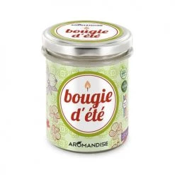 Aromandise Bougies Bougie D'été Citronnelle & Géranium 30h
