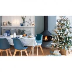 Maisons Du Monde Décorations à Poser De Noël Bougie De Noël Parfumée En Verre Avec Couronne 515g -Bougeoirs Soldes Magasin bougie de noel parfumee en verre avec couronne 515g 1000 0 21 184603 3