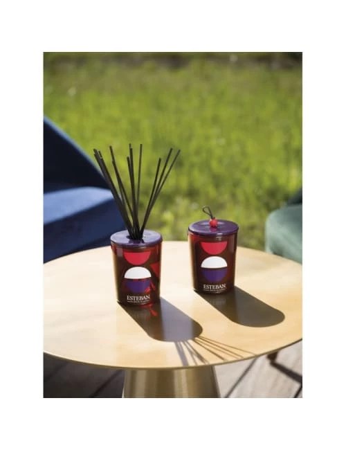 Esteban Bougies Bougie Décorative Parfumée Et Rechargeable 170g Rouge Cassis 4 Esteban Bougies Bougie Décorative Parfumée Et Rechargeable 170g Rouge Cassis – Image 2