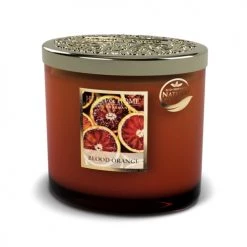 Heart And Home Bougies Bougie Deux Mèches Orange Sanguine