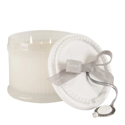 Mathilde M Bougies Bougie Élégante 340 G - Fleur De Coton 4 Mathilde M Bougies Bougie Élégante 340 G - Fleur De Coton – Image 2