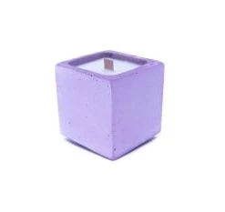 Junny Bougies Bougie En Béton Coloré Vert Fleur De Coton -Bougeoirs Soldes Magasin bougie en beton colore rose fleur de coton