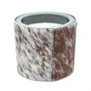 Maison Thuret Bougies Bougie En Peau De Vache Marron - 1 Mèche 8 Cm