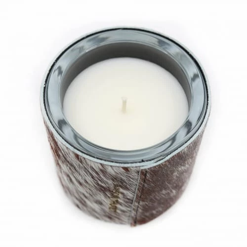 Maison Thuret Bougies Bougie En Peau De Vache Marron - 1 Mèche 8 Cm 5 Maison Thuret Bougies Bougie En Peau De Vache Marron - 1 Mèche 8 Cm – Image 3