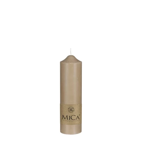 Mica Decorations Bougies Bougie En Stéarine Beige H25 3 Mica Decorations Bougies Bougie En Stéarine Beige H25