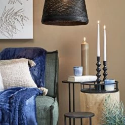 Mica Decorations Bougies Bougie En Stéarine Beige H30 -Bougeoirs Soldes Magasin bougie en stearine beige h30 2