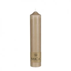 Mica Decorations Bougies Bougie En Stéarine Beige H35