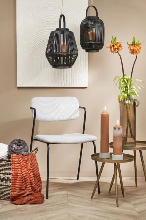 Mica Decorations Bougies Bougie En Stéarine Brun Clair H25 5 Mica Decorations Bougies Bougie En Stéarine Brun Clair H25 – Image 3