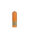 Mica Decorations Bougies Bougie En Stéarine Orange H25 -Bougeoirs Soldes Magasin bougie en stearine orange h25