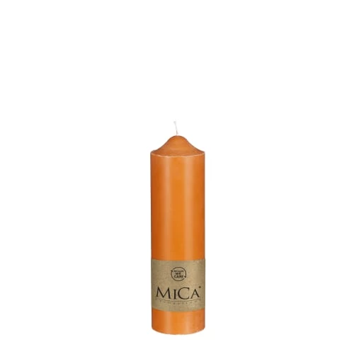 Mica Decorations Bougies Bougie En Stéarine Orange H25 3 Mica Decorations Bougies Bougie En Stéarine Orange H25