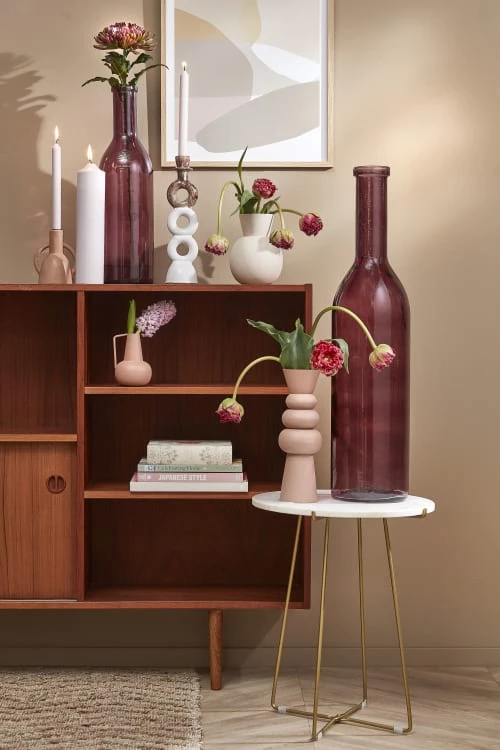 Mica Decorations Bougies Bougie En Stéarine Rose H30 5 Mica Decorations Bougies Bougie En Stéarine Rose H30 – Image 3