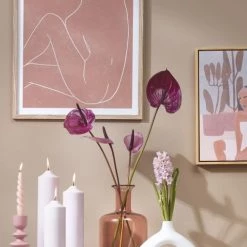 Mica Decorations Bougies Bougie En Stéarine Rose H30 9 Mica Decorations Bougies Bougie En Stéarine Rose H30 -Bougeoirs Soldes Magasin bougie en stearine rose h30 3