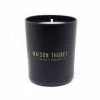Maison Thuret Bougies Bougie En Verre Noir Mat 9 Cm -Bougeoirs Soldes Magasin bougie en verre noir mat 9 cm