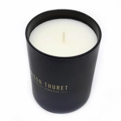 Maison Thuret Bougies Bougie En Verre Noir Mat 9 Cm 6 Maison Thuret Bougies Bougie En Verre Noir Mat 9 Cm – Image 4