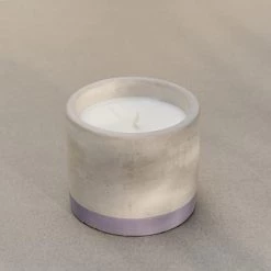 Bougies La Française Bougies Bougie Extérieur Pot Béton 180g Lavande Citronnelle -Bougeoirs Soldes Magasin bougie exterieur pot beton 180g lavande citronnelle 3