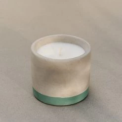 Bougies La Française Bougies Bougie Extérieur Pot Béton 180g Menthe Citronnelle -Bougeoirs Soldes Magasin bougie exterieur pot beton 180g menthe citronnelle 3