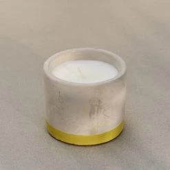 Bougies La Française Bougies Bougie Extérieur Pot Béton 180g Olivier Citronnelle -Bougeoirs Soldes Magasin bougie exterieur pot beton 180g olivier citronnelle 3