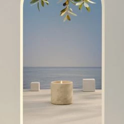 Bougies La Française Bougies Bougie Extérieur Pot Béton 20h Citronnelle -Bougeoirs Soldes Magasin bougie exterieur pot beton 20h citronnelle 2