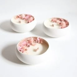 Origine Atelier Floral Bougies Bougie Fleurie Cire De Soja Et Fleurs Séchées Galet Tendresse 10 Origine Atelier Floral Bougies Bougie Fleurie Cire De Soja Et Fleurs Séchées Galet Tendresse -Bougeoirs Soldes Magasin bougie fleurie cire de soja et fleurs sechees galet tendresse 2