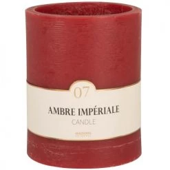 Maisons Du Monde Bougies Bougie Lanterne Parfumée Rouge H15