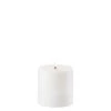 Uyuni Lighting Bougeoirs Bougie Led 10x10cm Cire Blanc -Bougeoirs Soldes Magasin bougie led 10x10cm cire blanc