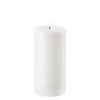 Uyuni Lighting Bougeoirs Bougie Led 10x20cm Cire Blanc