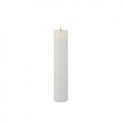 Sirius Bougies Bougie LED En Cire Naturelle Blanc Lot De 2