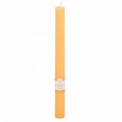 Maisons Du Monde Bougies Bougie Longue Jaune H24 - Lot De 6