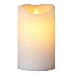 Sirius Bougies Bougie Lumineuse LED Vraie Cire Vacillante 7x12 Cm Lot De 2