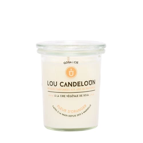 Lou Candeloun Bougies Bougie Naturelle Parfumée Fleur D'oranger 3 Lou Candeloun Bougies Bougie Naturelle Parfumée Fleur D'oranger