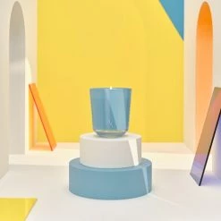 Bougies La Française Bougies Bougie Parfumée 40h Bleu Monoï -Bougeoirs Soldes Magasin bougie parfumee 40h bleu monoi 2