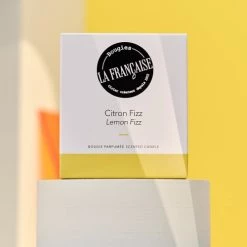 Bougies La Française Bougies Bougie Parfumée 40h Citron Fizz -Bougeoirs Soldes Magasin bougie parfumee 40h citron fizz 4