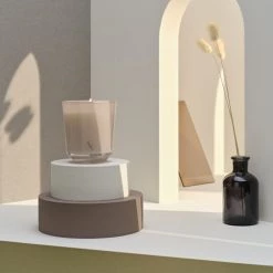 Bougies La Française Bougies Bougie Parfumée 40h Gris Jasmin -Bougeoirs Soldes Magasin bougie parfumee 40h gris jasmin 2