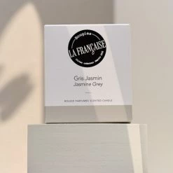 Bougies La Française Bougies Bougie Parfumée 40h Gris Jasmin -Bougeoirs Soldes Magasin bougie parfumee 40h gris jasmin 4