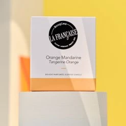Bougies La Française Bougies Bougie Parfumée 40h Orange Mandarine -Bougeoirs Soldes Magasin bougie parfumee 40h orange mandarine 4