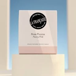 Bougies La Française Bougies Bougie Parfumée 40h Rose Pivoine -Bougeoirs Soldes Magasin bougie parfumee 40h rose pivoine 4