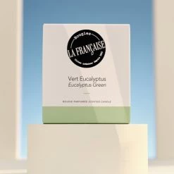 Bougies La Française Bougies Bougie Parfumée 40h Vert Eucalyptus -Bougeoirs Soldes Magasin bougie parfumee 40h vert eucalyptus 4