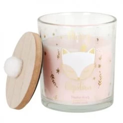 Maisons Du Monde Décorations Lumineuses De Noël Bougie Parfumée Blanche En Verre Imprimé Et Couvercle En Bois 135g -Bougeoirs Soldes Magasin bougie parfumee blanche en verre imprime et couvercle en bois 135g 1000 7 26 228929 2