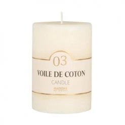 Maisons Du Monde Bougies Bougie Parfumée Blanche H10, 330g - Lot De 2