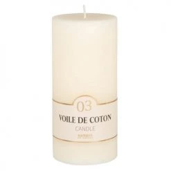 Maisons Du Monde Bougies Bougie Parfumée Blanche H15, 490g