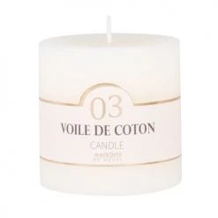 Maisons Du Monde Bougies Bougie Parfumée Blanche H7, 230g - Lot De 2