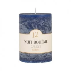 Maisons Du Monde Bougies Bougie Parfumée Bleue H10, 330g - Lot De 2
