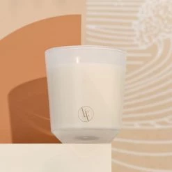 Bougies La Française Bougies Bougie Parfumée Cire Végétale 40h La Mer -Bougeoirs Soldes Magasin bougie parfumee cire vegetale 40h la mer 1