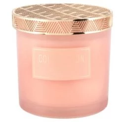 Maisons Du Monde Bougies Bougie Parfumée Vert En Verre, 350g -Bougeoirs Soldes Magasin bougie parfumee corail en verre et metal dore 350g 1000 13 0 190158 1 4