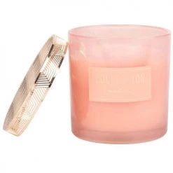 Maisons Du Monde Décorations à Poser De Noël Bougie Parfumée Corail En Verre Et Métal Doré, 350g -Bougeoirs Soldes Magasin bougie parfumee corail en verre et metal dore 350g 1000 13 0 190158 2
