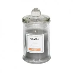 Wadiga Bougies Bougie Parfumée Dans Pot En Verre Brume De La Vallée 6x11cm